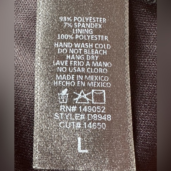 Fashion Nova Lana Slinky Maxi Dress size Large NWT - Picture 12 of 14